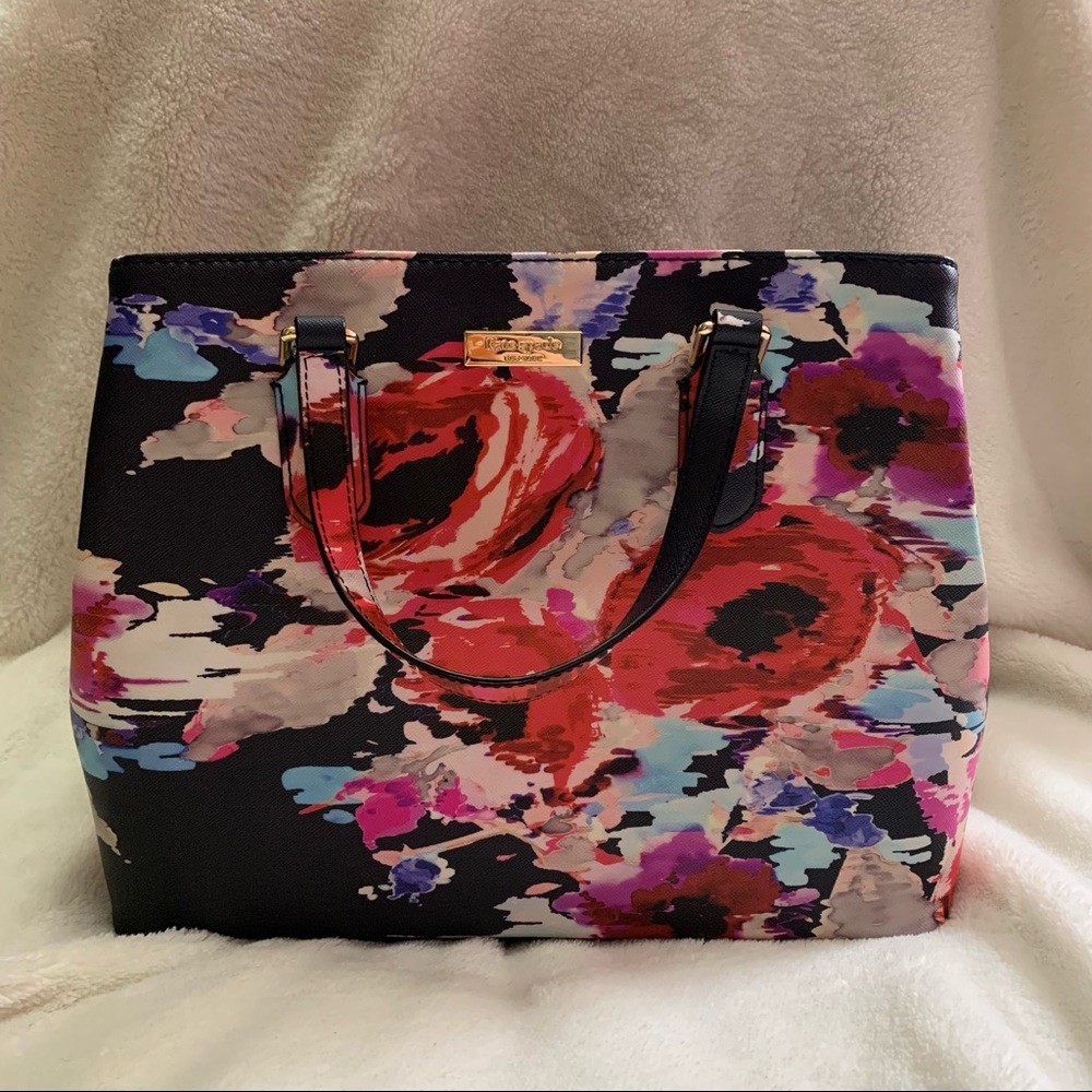 Kate Spade floral satchel
